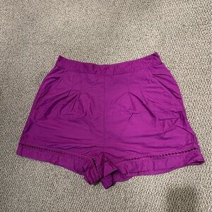 Sezane Nicolo Shorts Purple - Size 10